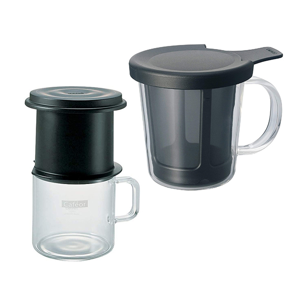 HARIO One Cup Coffee Maker Caffeol CFO1B(Stainless) OCM1B Shopee