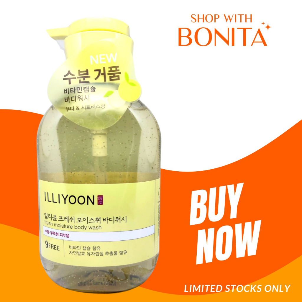 ILLIYOON Fresh Moisture Body Wash (500ml) Shopee Philippines