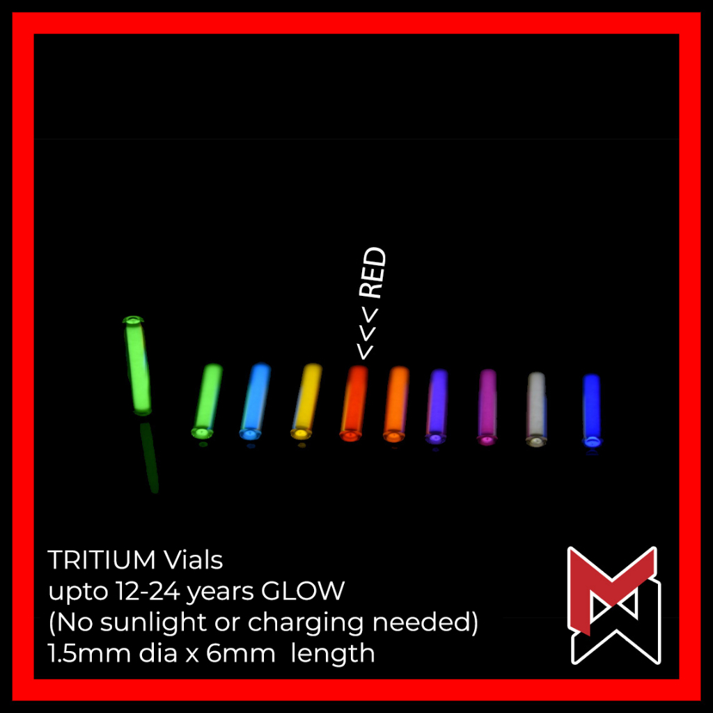 Tritium Vials - 1.5mm x 6mm - fits Reylight Pineapple trits | Shopee ...