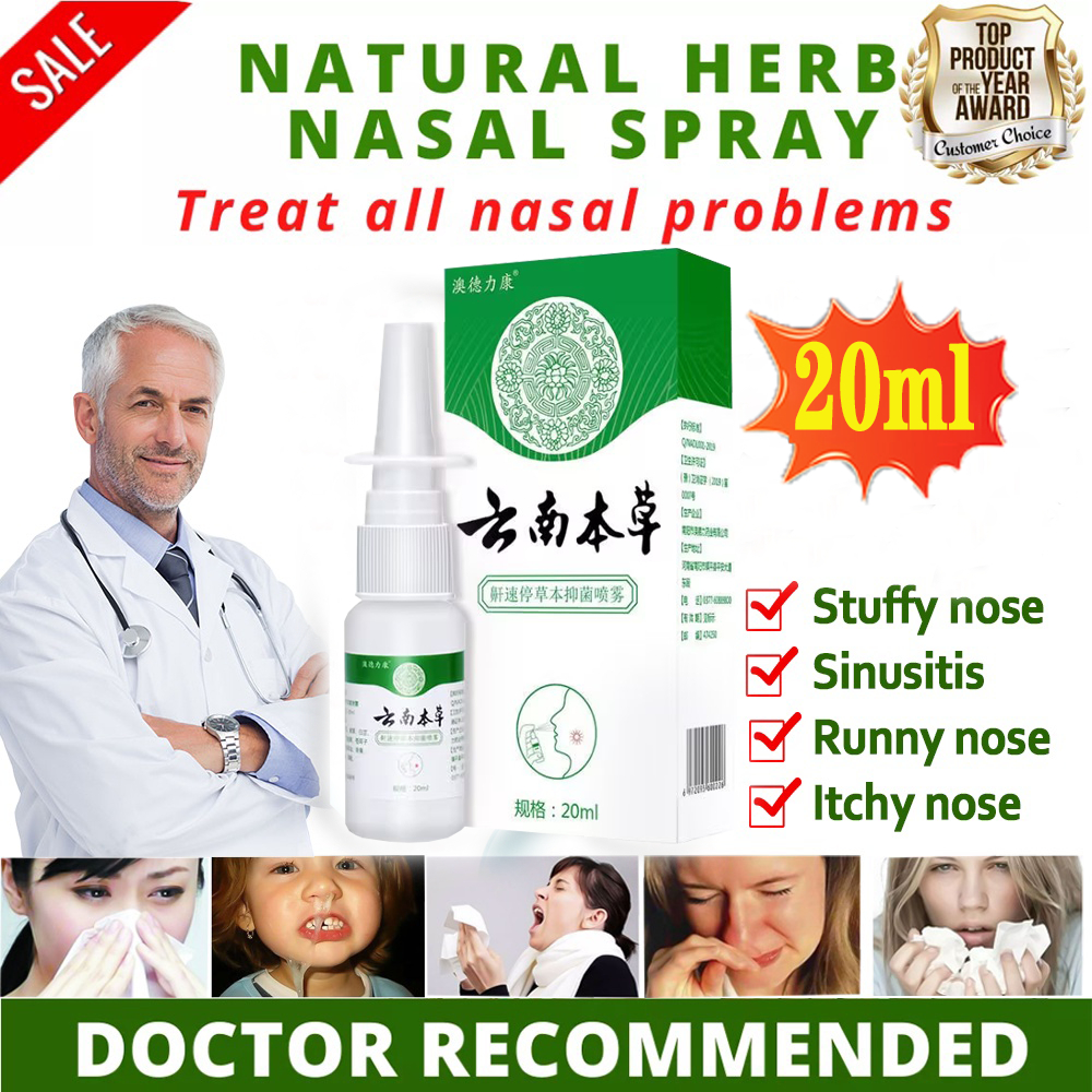 Sinusitis Spray Original Miracle Genuine Nasal Spray Chronic Allergic
