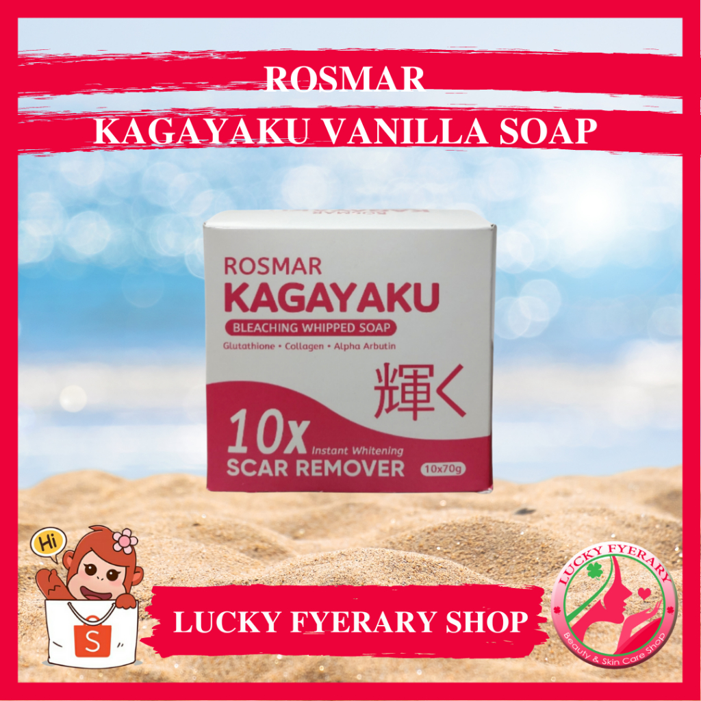 Orig New Packaging Rosmar Kagayaku Soap 10x Scar Remover 70g Cod