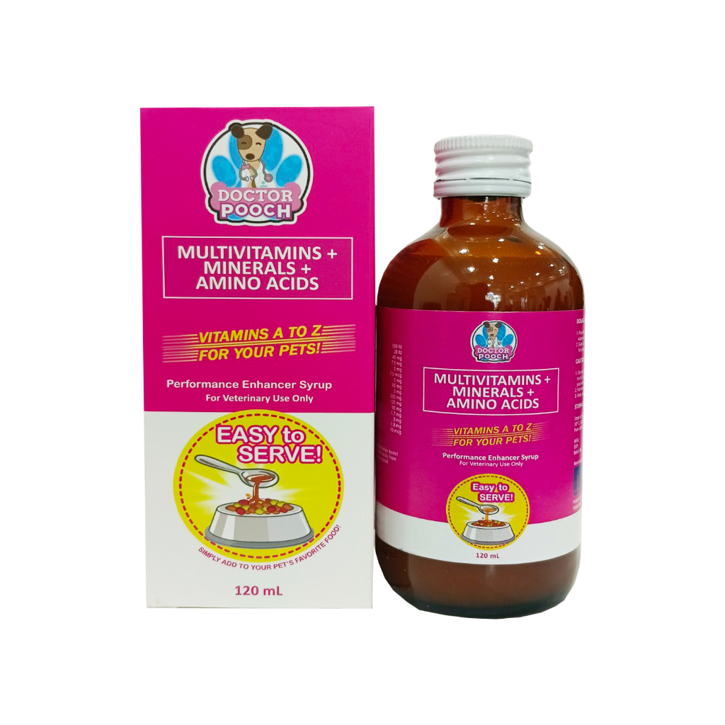 Doctor Pooch Vitamins A to Z Syrup 120ml for Dogs & Cats Shopee