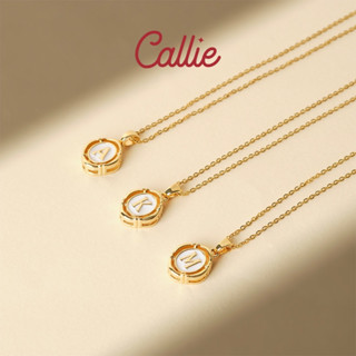 Callie Stainless Steel Dainty Initial Necklace Shop Callie | Shopee