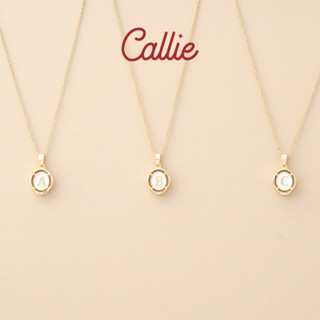 Callie Stainless Steel Dainty Initial Necklace Shop Callie | Shopee