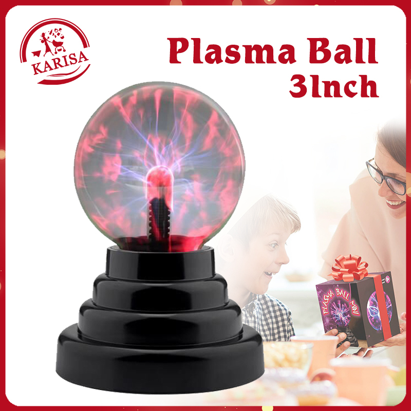 Novelty Glass Plasma Ball 3 Inch Magic Plasma Ball Light Electric Ball