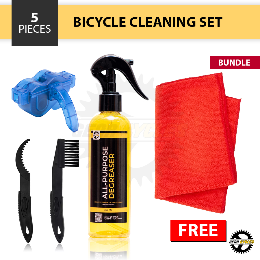 (BUNDLE) Gear Cycles Degreaser Chain Cleaner Cleaning Brush Mountain