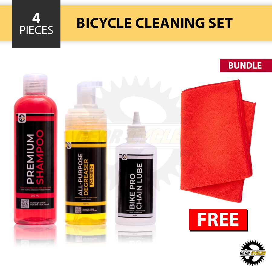 (BUNDLE) Gear Cycles Foaming Degreaser Shampoo Chain Lube Mountain Bike