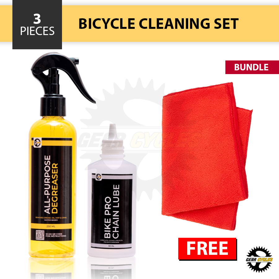 (BUNDLE) Gear Cycles Degreaser Chain Lube Bicycle Drivetrain Mountain Road Bike MTB Cleaning Set