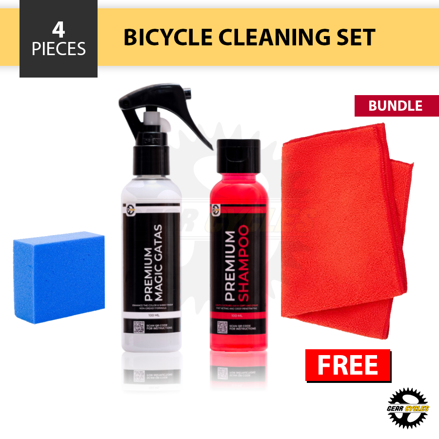 (BUNDLE) Gear Cycles Magic Gatas Shampoo Washing Foam Sponge Mountain