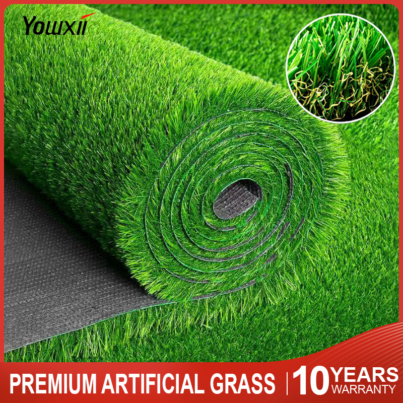 Yowxii Premium Artificial Grass Carpet Bermuda Fake Grass Lawn Outdoor