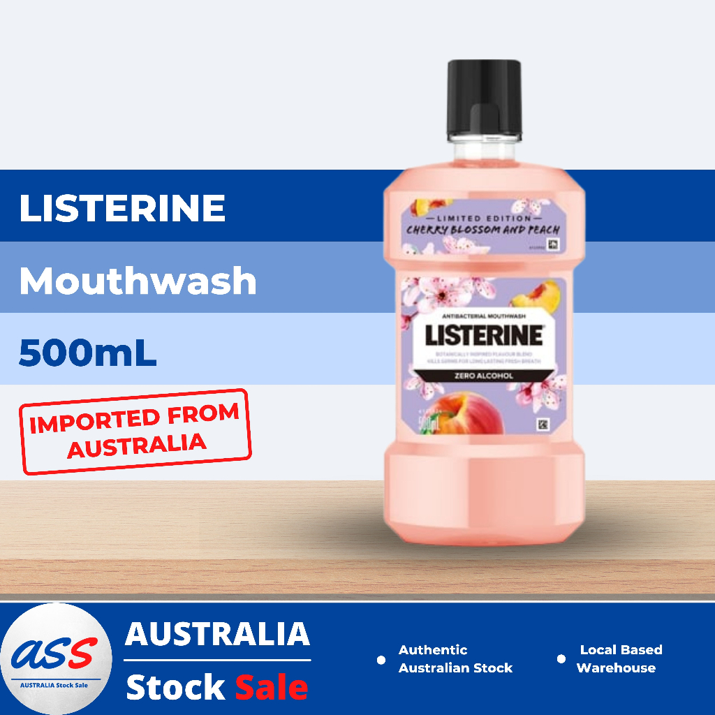 Listerine Limited Edition Antibacterial Cherry Blossom and Peach