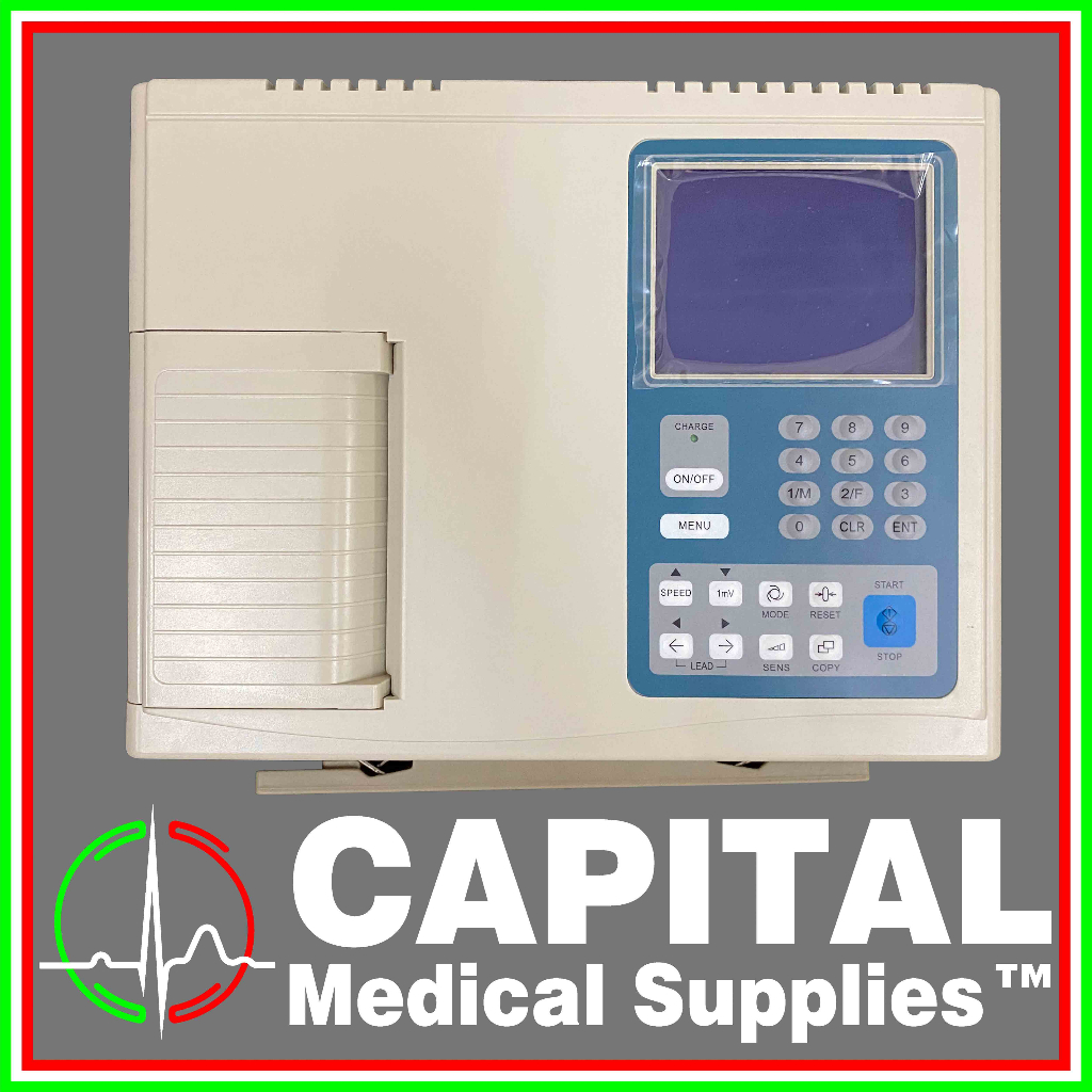 ECG Machine Single, Three, Six Channel (Model ECG32A II, MKECG1206