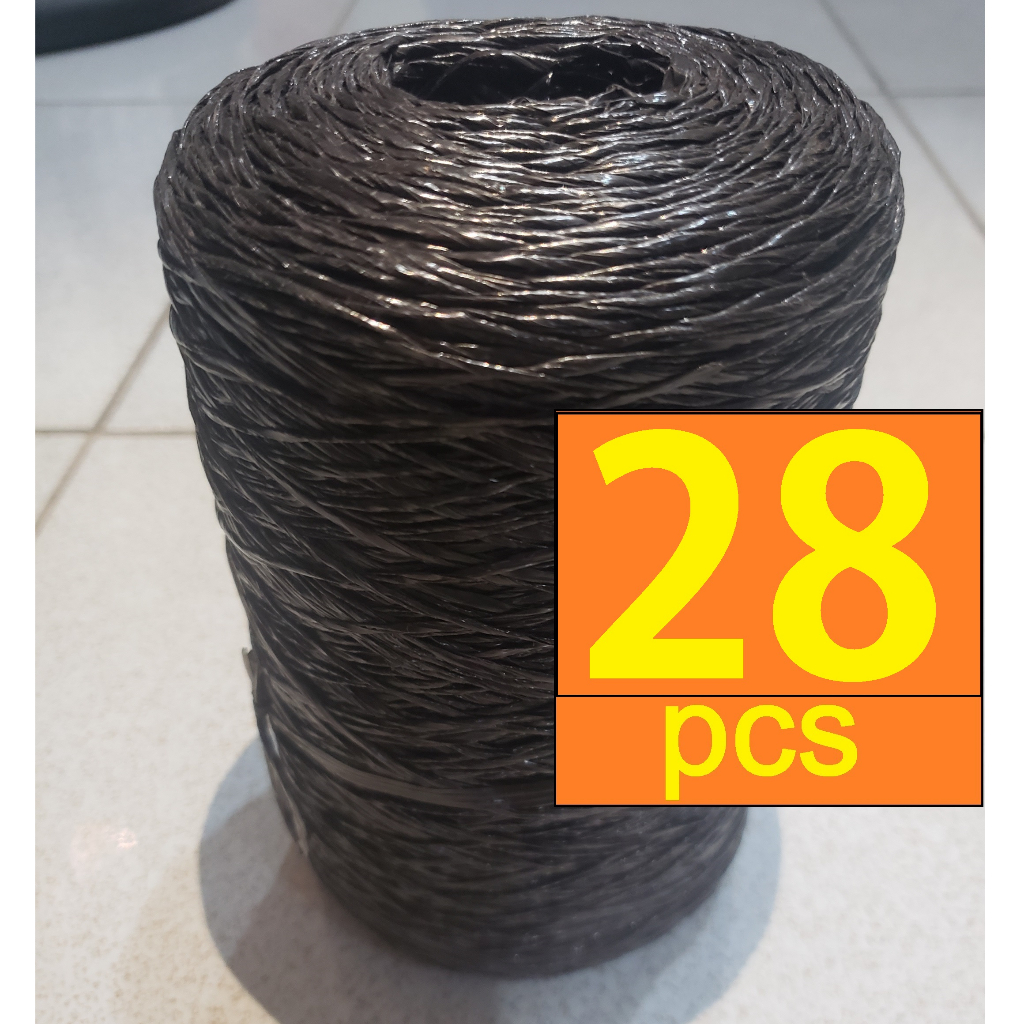28pcs Trellis Twine (1ply) (VTF BLACK) vegetable twine (1 SACK