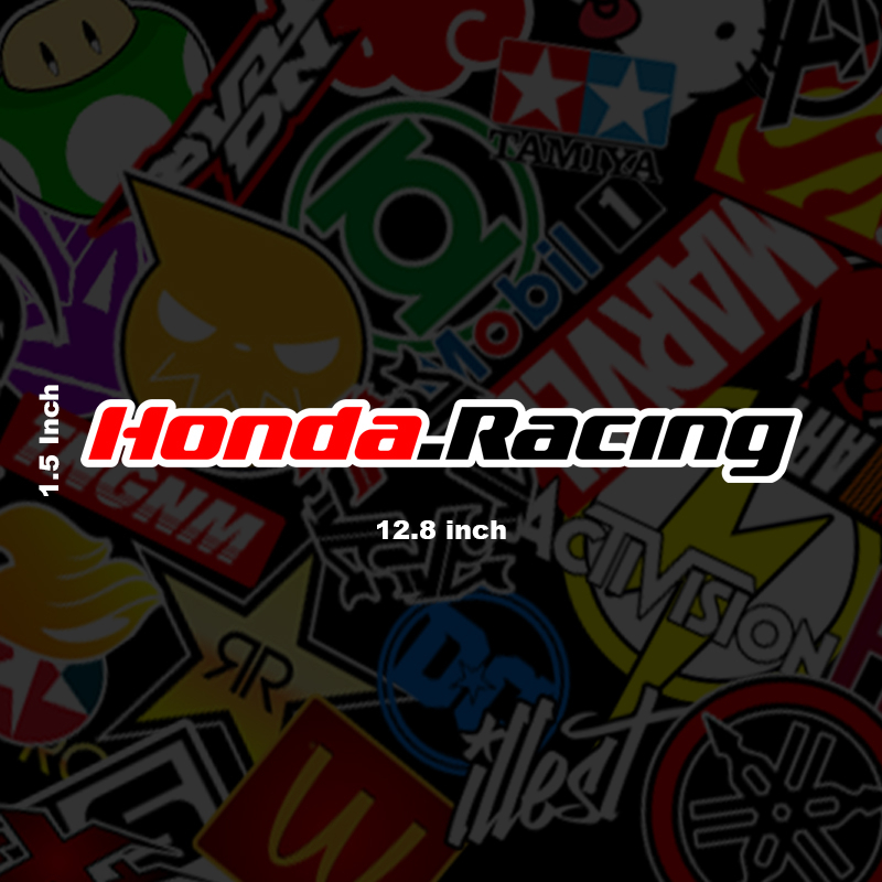 Honda Racing, Vinyl Cut Out Sticker | Shopee Philippines