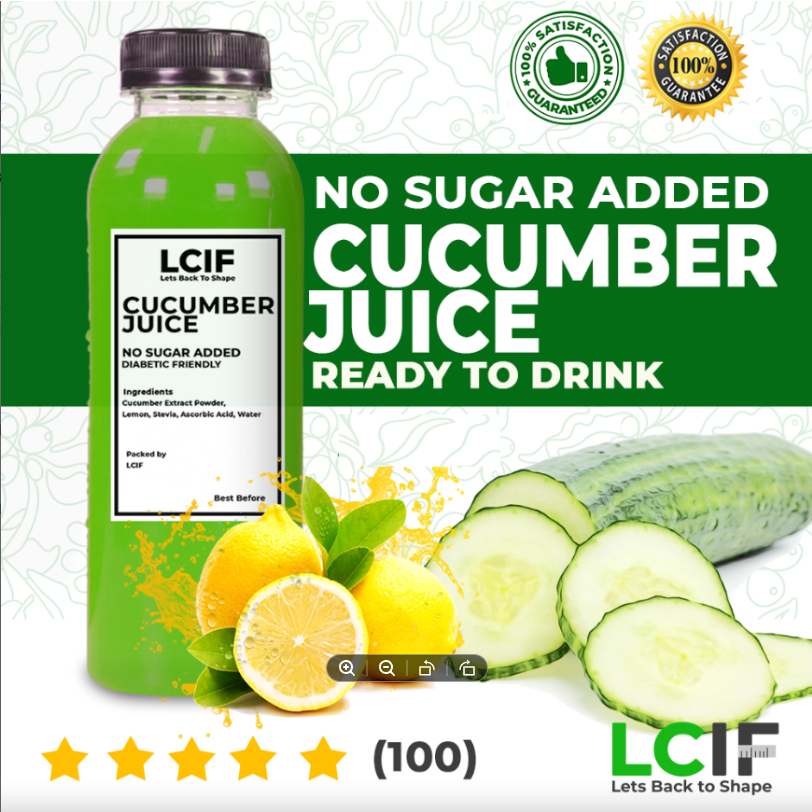 Cucumber Juice No Sugar 250ml Added Diabetic Friendly Lowcarb Low Carb