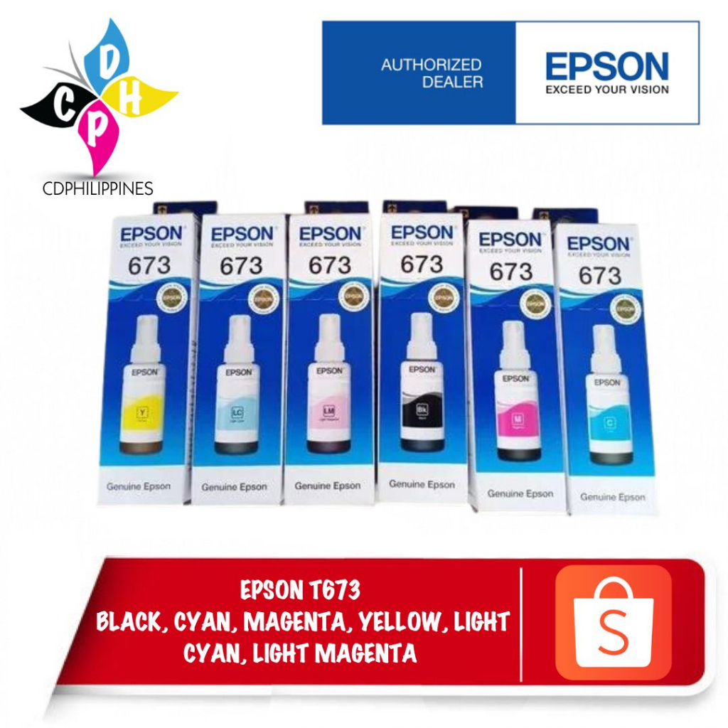 Epson T673 70ml Original Ink | Shopee Philippines