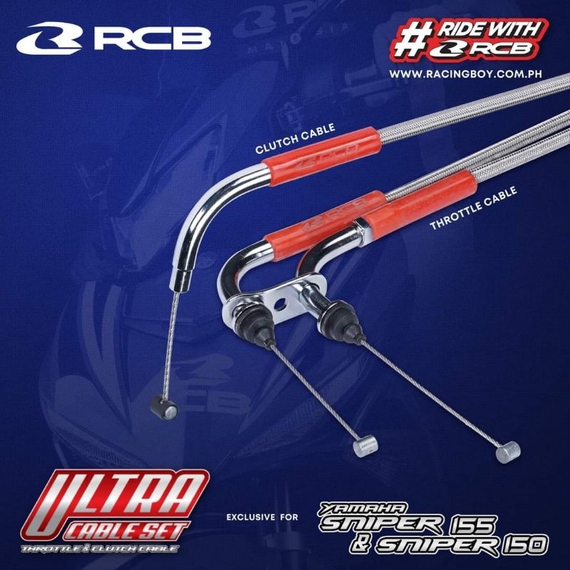 RCB ULTRA CLUTCH AND THROTTLE CABLE SET Y15Z | Shopee Philippines