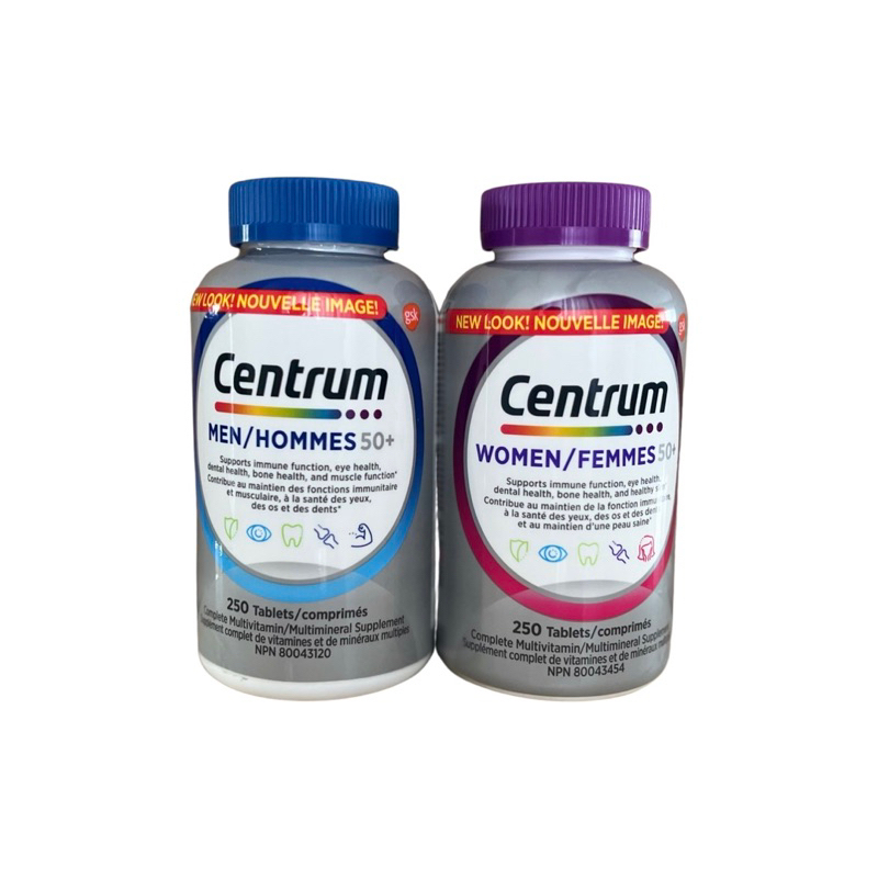 Centrum Complete Multivitamin and Mineral Supplement , 250 Tablets