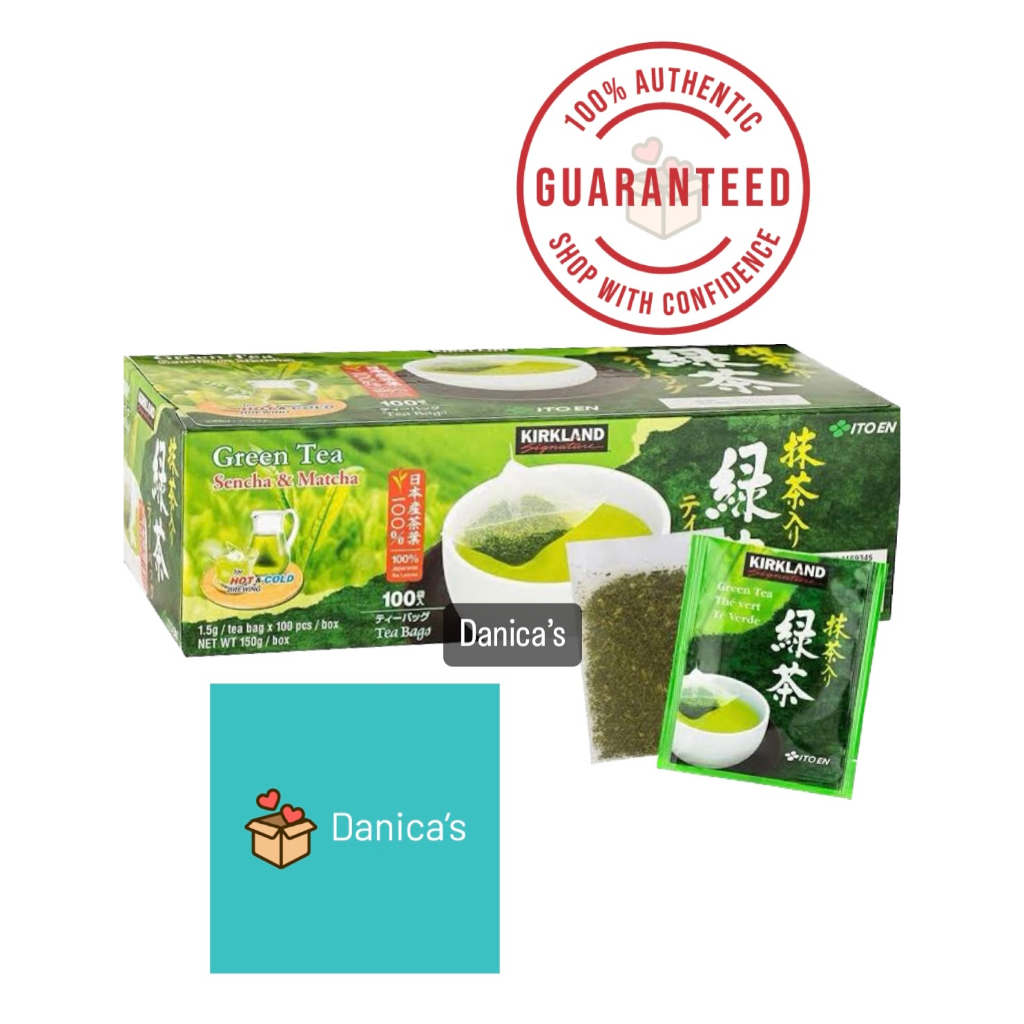 Kirkland Signature Green Tea Bags, 100count Shopee Philippines