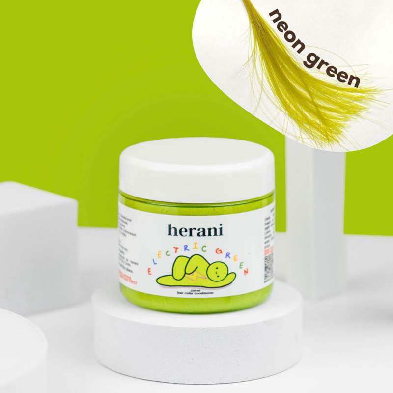 Electric Green (150ml) Herani Hair Color Conditioner | Shopee Philippines