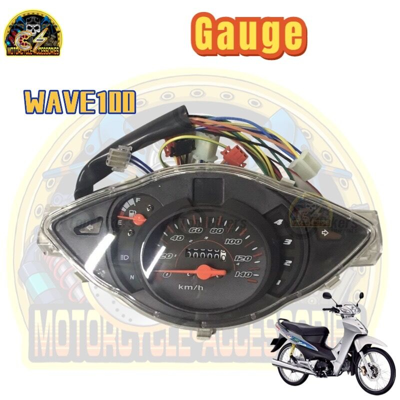 CS Motorcycle Speedometer Gauge Assembly Wave 100 | Shopee Philippines