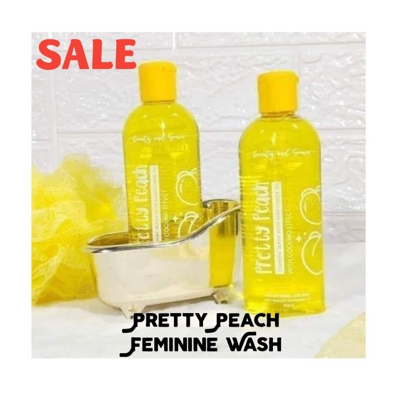 Pretty Peach Feminine Wash by Beauty and Graces Maintains PH Balance