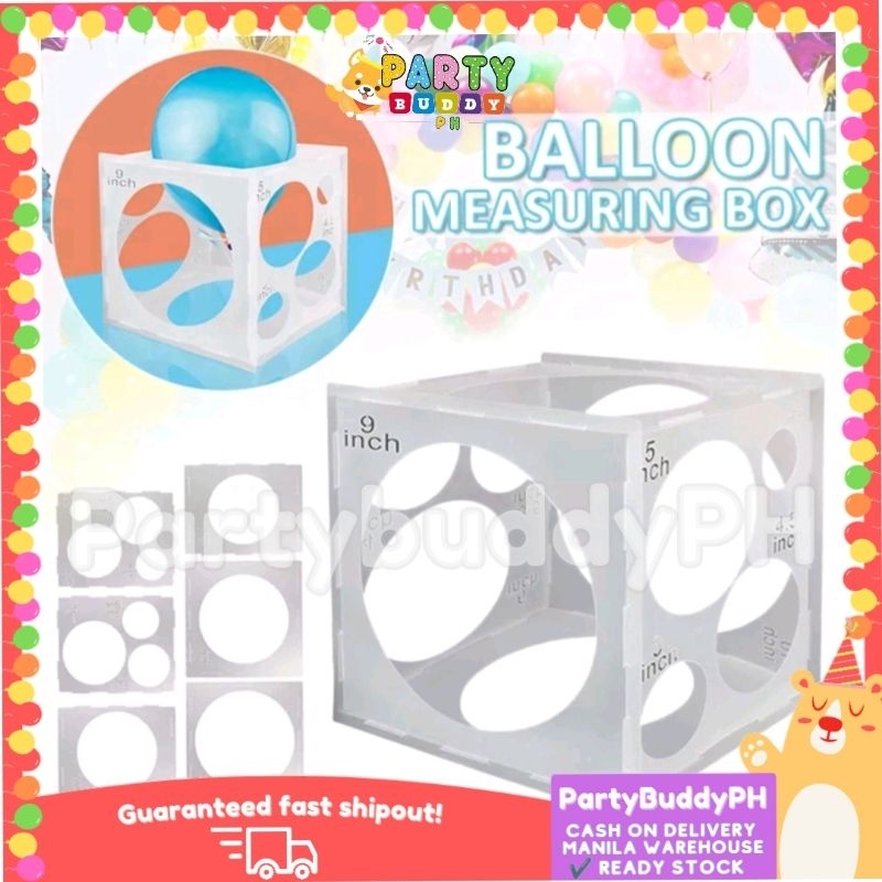 Balloon Sizer Balloon Measuring Box PartybuddyPH | Shopee Philippines
