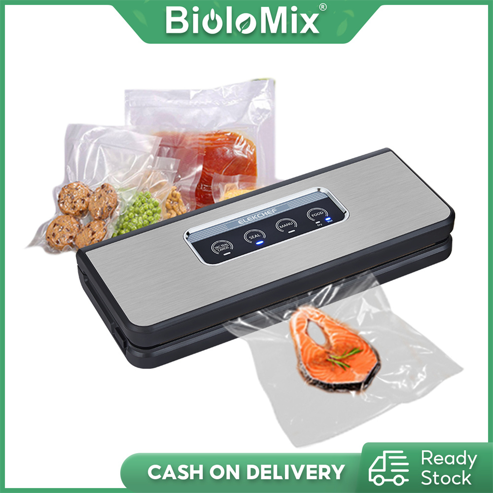 ELEKCHEF Automatic Food Vacuum Sealer Packaging Machine Wet Dry Food ...