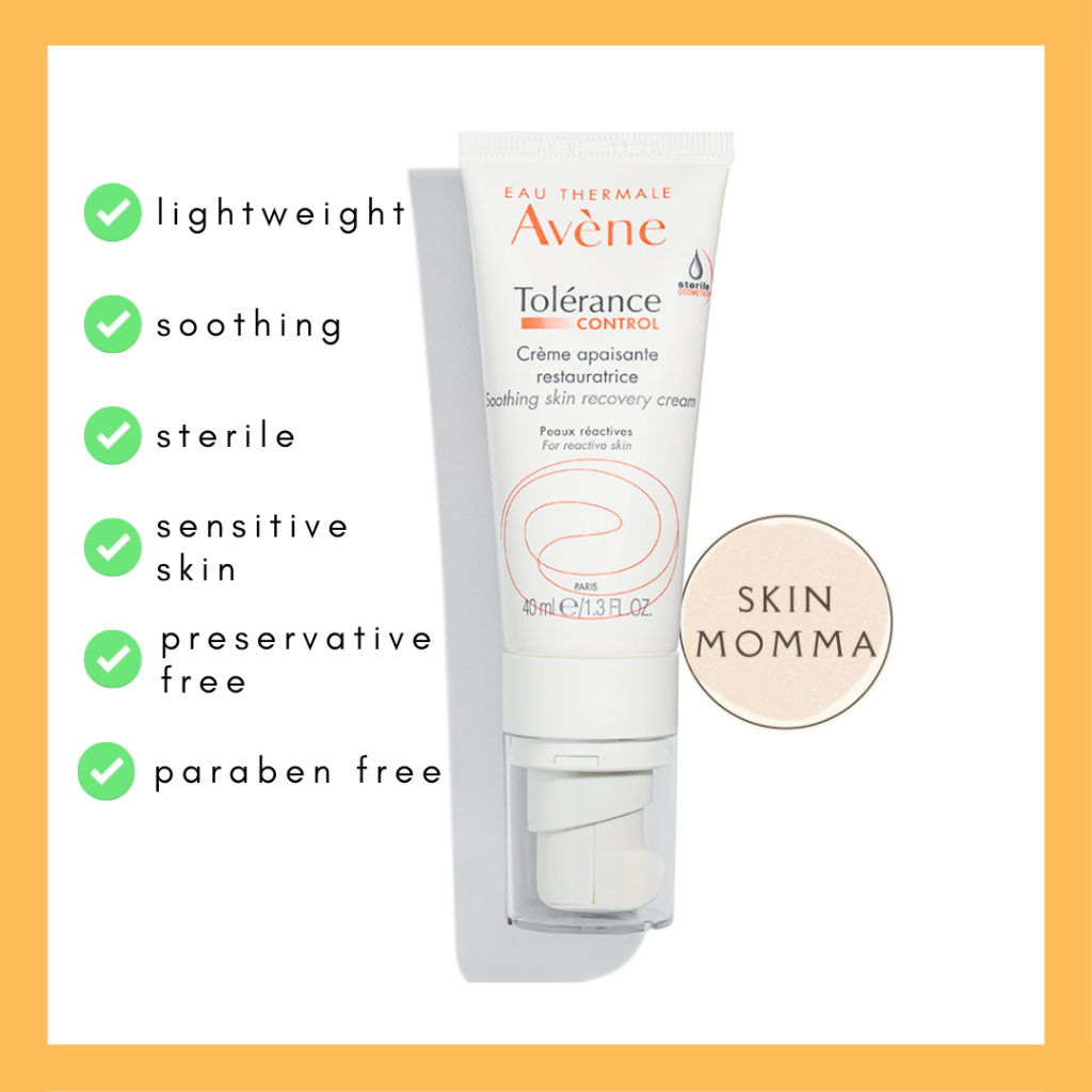 Avene Tolerance Control soothing skin recovery cream