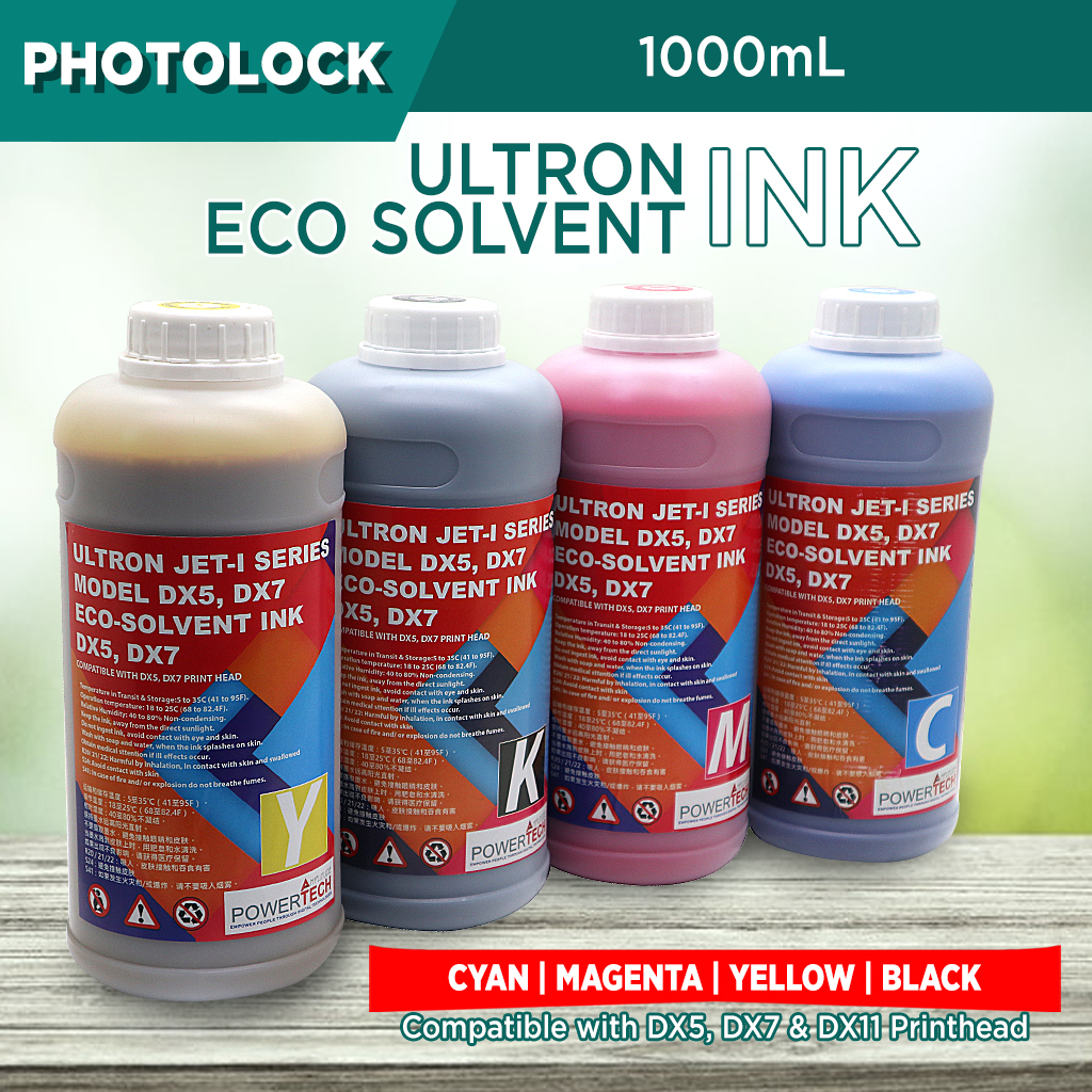 Ultron Eco-Solvent Ink for EP DX5/6/7 Head 1000ML | Shopee Philippines