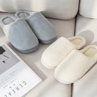 New Plush Indoor Home Warm EVA Cotton Slippers