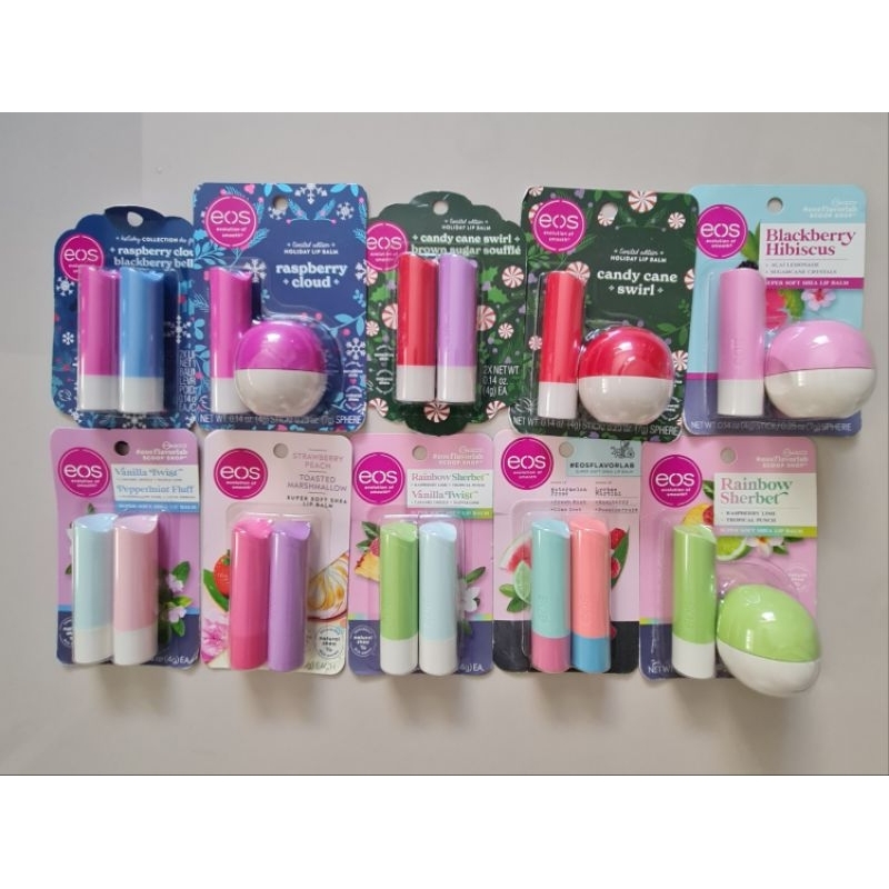 Eos Lip Balm Limited/Special Edition(Authentic from USA) Shopee