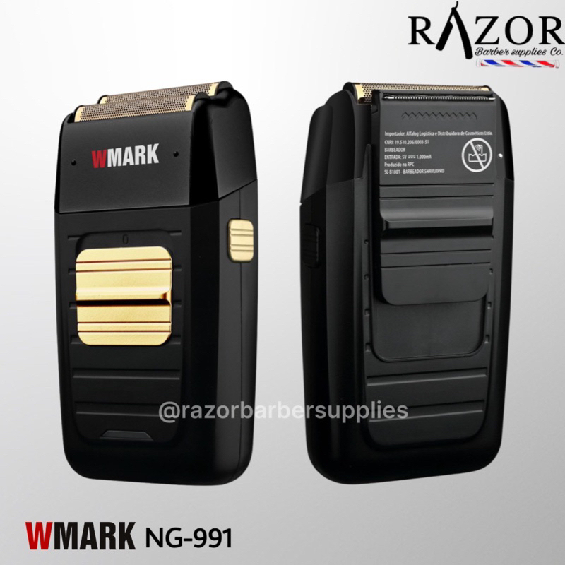 New WMARK NG-991 Shaver Black Razor Barber Supplies | Shopee Philippines