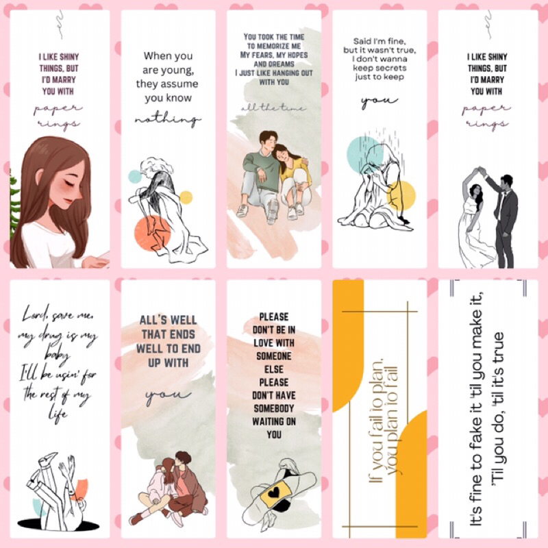 Taylor Swift Bookmark Eras Tour Book Mark Swiftie Swifter Books ...