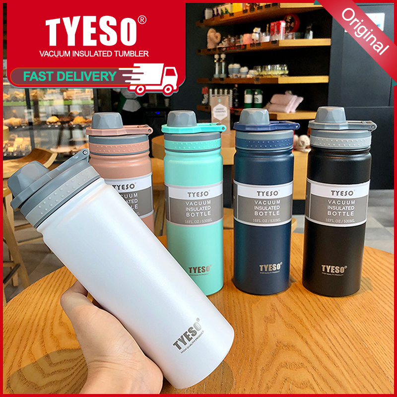 Tyeso Vacuum Insulated Tumbler Stainless Steel Sports Bottle with