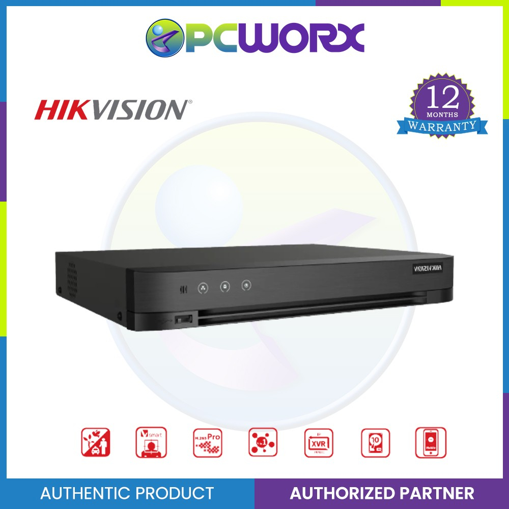 Hikvision iDS-7208HQHI-M1/E(C) 8ch DVR AcuSense Alarm Filter | Shopee ...