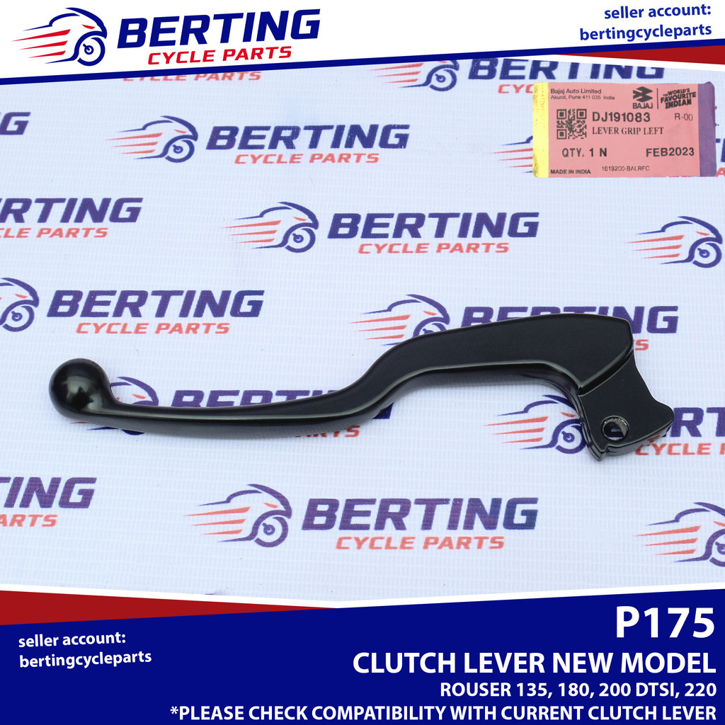 CLUTCH LEVER NEW MODEL Rouser 135 180 200 DTSI old 220 Genuine DJ191083 ...