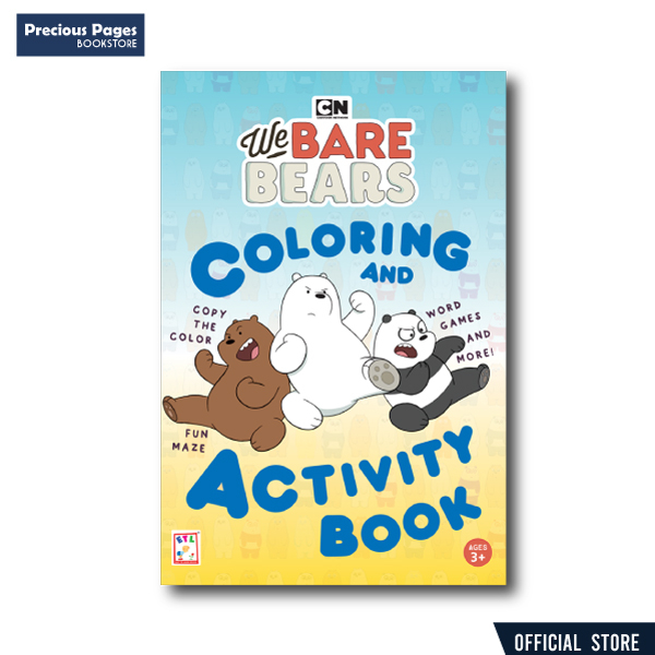 We Bare Bears - Coloring and Activity Book Ages 3+ | Shopee Philippines