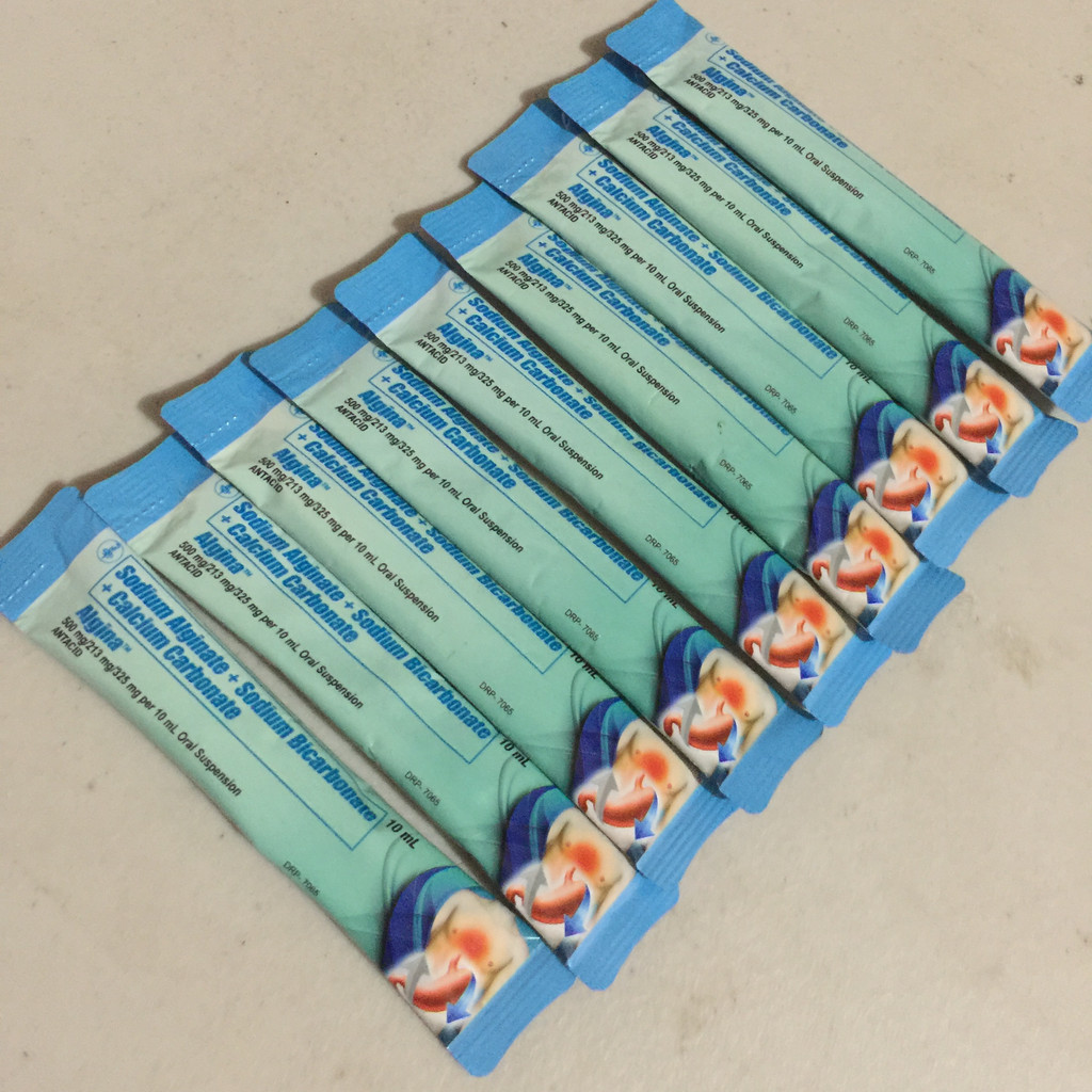 Algina 10ML Oral Suspension Antacid Sachet 9PCS Shopee Philippines