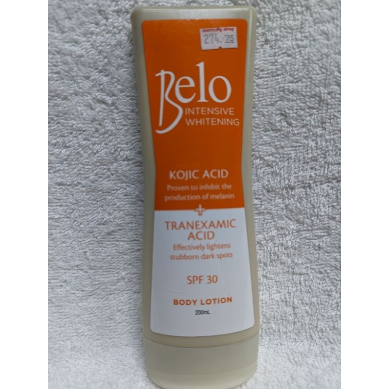 BELO INTENSIVE WHITENING KOJIC ACID BODY LOTION SPF 30 ( 200ML