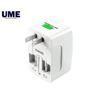 Cheap 1pcs Universal EU Plug Adapter International AU UK US To EU Euro KR Travel  Adapter Electrical Plug Converter Power Socket