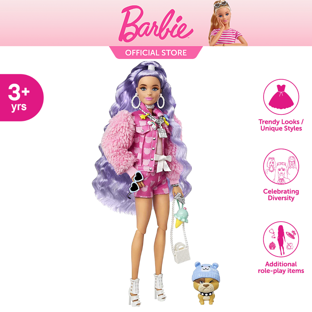 Barbie Extra Doll Assortment comes with complete accessories and pet for Kids Shopee Philippines