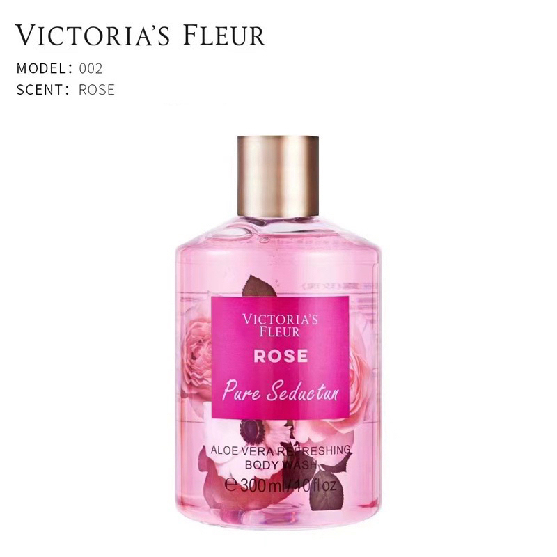 Victoria's Fleur Fragrance Body Wash 300ml Shower Gel VF | Shopee ...