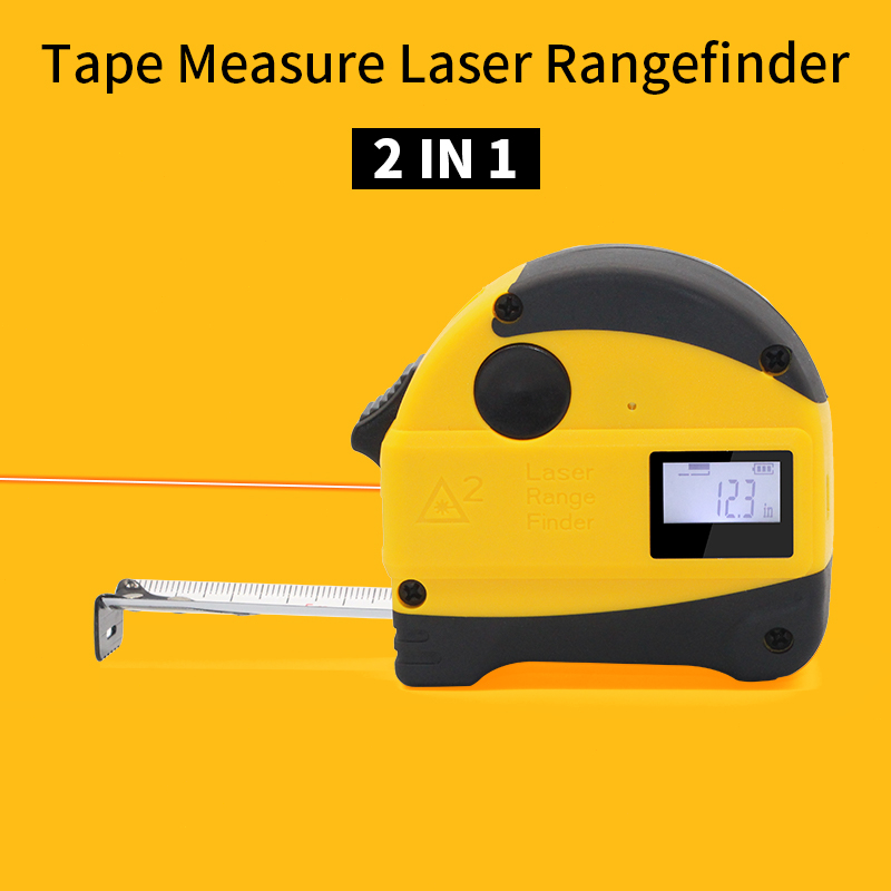 KEELAT 2in1 Laser Tape Measure Laser Ruler 50m | Shopee Philippines
