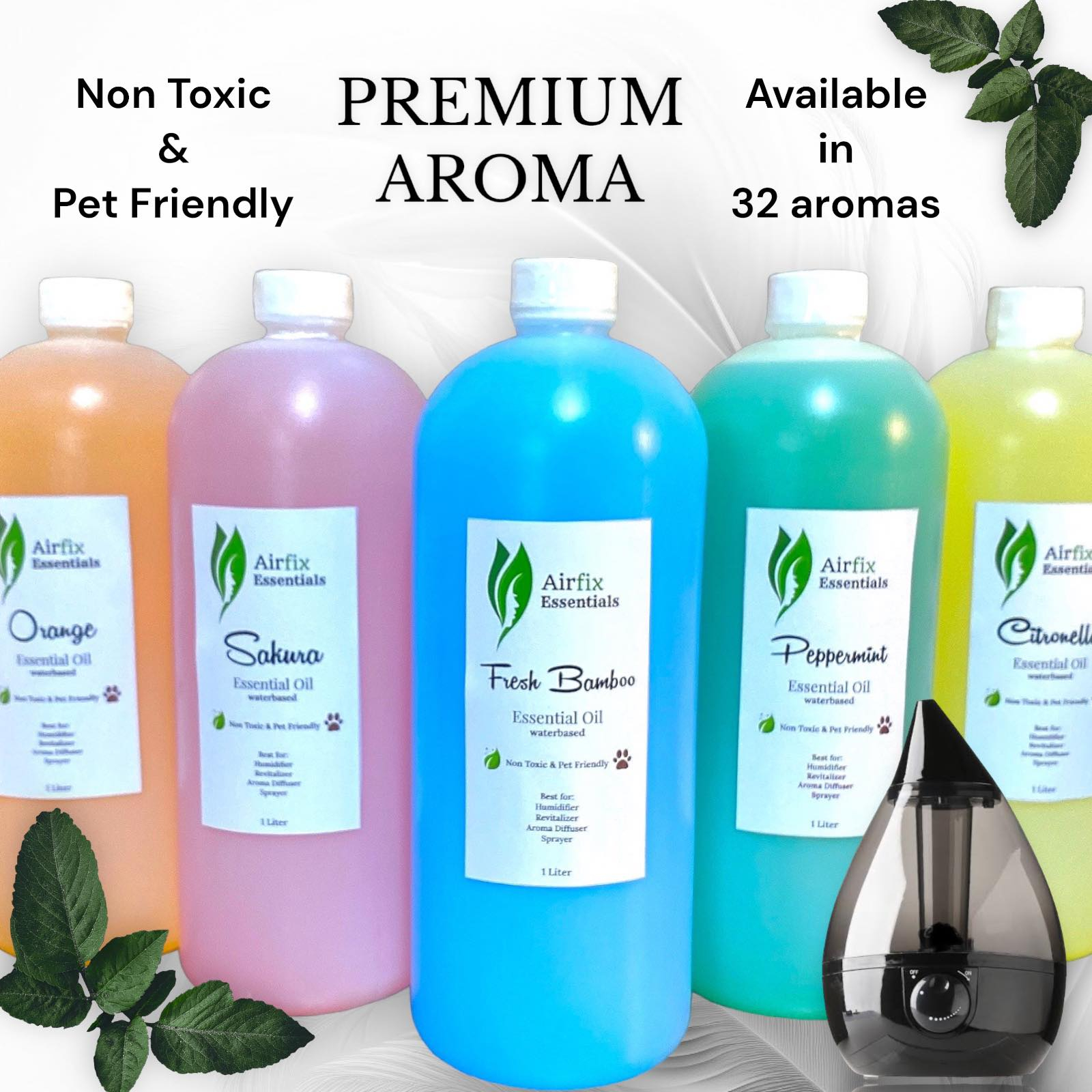 Best Seller Essential Oil for humidifier waterbased, Linen Spray, Air