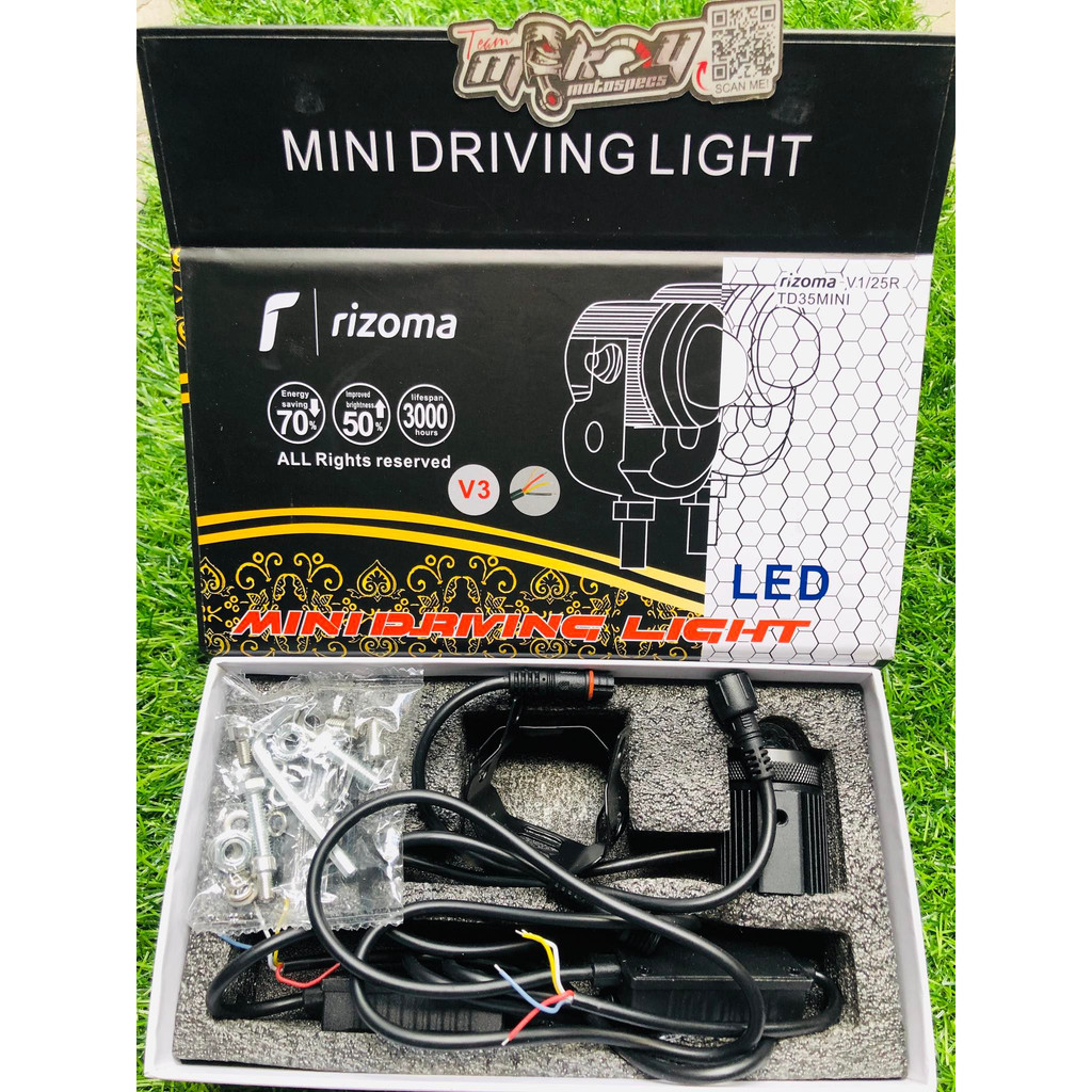 RIZOMA MINI DRIVING LIGHT LED V3 MDL | Shopee Philippines