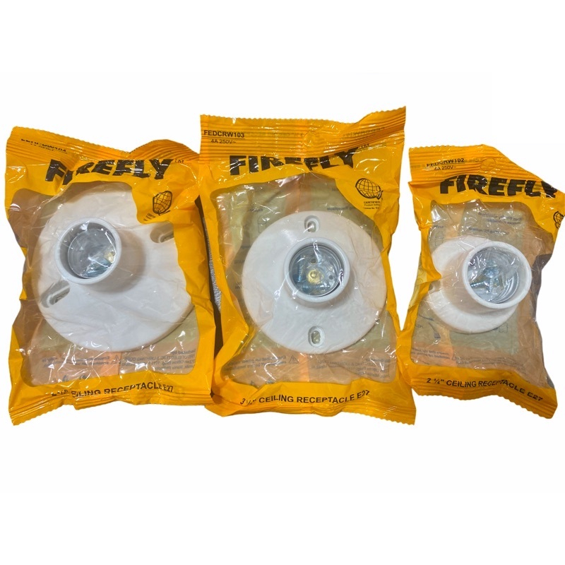 Firefly Ceiling Receptacle E27 | Shopee Philippines