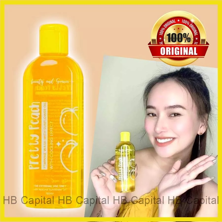 Original Pretty Peach Feminine Wash With Sunflower Oil and Cooling