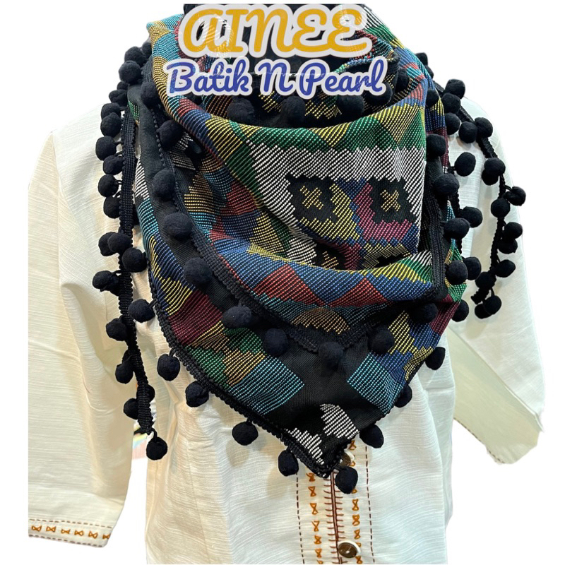 Yakan Tangkulo Scarf / Handwoven Yakan Scarves / Locally Handmade