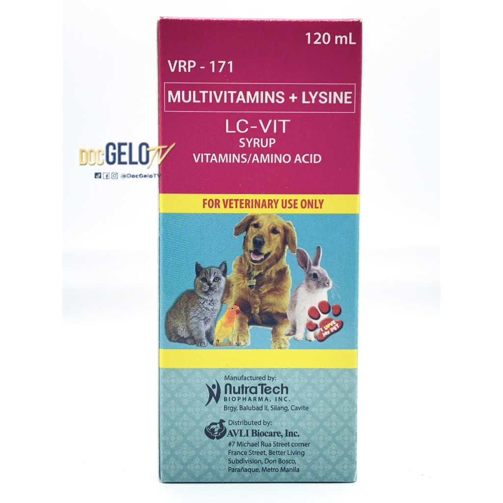 LCVIT [MULTIVITAMINS + LYSINE ] 120 mL Shopee Philippines